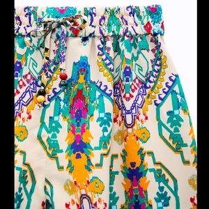 Zara printed shorts size XS